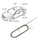 Cepillo de limpieza para el orificio y el tubo de desagüe del coche