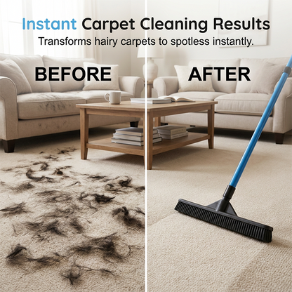 🏆LAST DAY SALE 67% OFF🔥Pet Hair Removal Rubber Broom