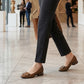 ✨✨LAST DAY 50% OFF – Faux Leather Loafers | Soft, Lightweight, Anti-Slip, Metallic Heel 👞 All-Day Comfort, Easy On 🥿