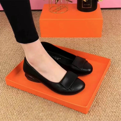✨✨LAST DAY 50% OFF – Faux Leather Loafers | Soft, Lightweight, Anti-Slip, Metallic Heel 👞 All-Day Comfort, Easy On 🥿