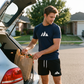 👕 Men's Short-Sleeve T-Shirt & Shorts Set with Drawstring – Comfortable, casual, and perfect for summer, leisure, and sports ☀️✨
