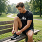 👕 Men's Short-Sleeve T-Shirt & Shorts Set with Drawstring – Comfortable, casual, and perfect for summer, leisure, and sports ☀️✨