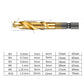 Hex Shank Combination Drill and Tap Bit Set