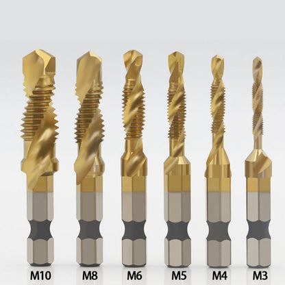 Hex Shank Combination Drill and Tap Bit Set