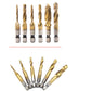 Hex Shank Combination Drill and Tap Bit Set