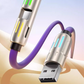 🚗 4-in-1 LED Light-Up Charging Cable for Fast Charging, Data Transfer and Car Screen Mirroring