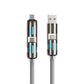 🚗 4-in-1 LED Light-Up Charging Cable for Fast Charging, Data Transfer and Car Screen Mirroring