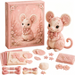 Pink DIY Felt Patchwork Kit