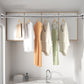 🥼👚 Create storage space anywhere anytime！Adjustable No-Drill Tension Rod