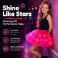 🏆 Last Day 52%OFF!🎁LED Light Up Sequin Tutu Skirt Star Mesh Princess Skirt for Girls and Adults