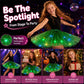 🏆 Last Day 52%OFF!🎁LED Light Up Sequin Tutu Skirt Star Mesh Princess Skirt for Girls and Adults