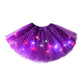 🏆 Last Day 52%OFF!🎁LED Light Up Sequin Tutu Skirt Star Mesh Princess Skirt for Girls and Adults