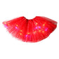 🏆 Last Day 52%OFF!🎁LED Light Up Sequin Tutu Skirt Star Mesh Princess Skirt for Girls and Adults
