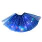 🏆 Last Day 52%OFF!🎁LED Light Up Sequin Tutu Skirt Star Mesh Princess Skirt for Girls and Adults