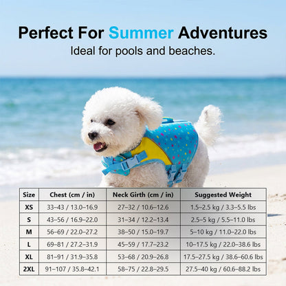 🐕 High Buoyancy Dog Life Jacket — Superior Flotation Vest for Swimming & Boating