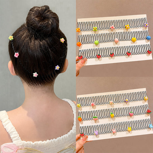 Kids Cute Invisible Hair Comb Clip
