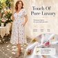 🏖️Summer Hot Sale 51% Off!💃✨Women's V-Neck Floral Print Dress with Twist Waist