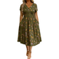 🏖️Summer Hot Sale 51% Off!💃✨Women's V-Neck Floral Print Dress with Twist Waist