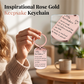 Stainless Steel Inspirational Keychain