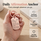 Stainless Steel Inspirational Keychain
