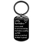 Stainless Steel Inspirational Keychain