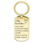 Stainless Steel Inspirational Keychain