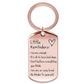 Stainless Steel Inspirational Keychain