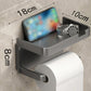🧻📦 Wall-Mounted Toilet Paper Holder with Storage Shelf