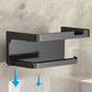 🧻📦 Wall-Mounted Toilet Paper Holder with Storage Shelf