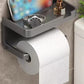 🧻📦 Wall-Mounted Toilet Paper Holder with Storage Shelf