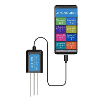 🌱📱 USB Soil Tester – 50% OFF! Plug & play, real-time pH, moisture, nutrients – direct to your phone. 🔥💧