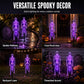 👻50% Off For Halloween! 💀Best Decorations For Spooky Ghost Vibes!🎃💡 Solar Skeleton Stake Lights – Glow In The Dark, Solar Powered, Easy To Install. Ideal For Haunted Yard, Porch & Walkway! 👻🪦✅