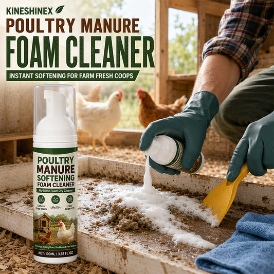 🥳2026 HOT SALE🥳💞50K+ SOLD!🚗🧺 50% OFF! Poultry Manure Softening Foam Cleaner