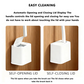 Disposable Toilet Brush Set with 18 Refills