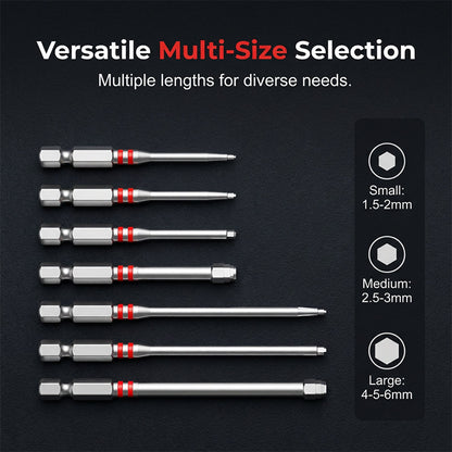 🎁 Last-day special: £9.98! 🧊🔥Heavy-Duty Pagoda Hex Bits Set