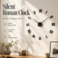 3D DIY Large Roman Numeral Wall Clock