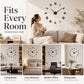 3D DIY Large Roman Numeral Wall Clock