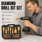 ⏳🔥LIMITED-TIME 55% OFF! ⏰12-Piece Dry Diamond Tile Hole Saw Kit (6-35mm)