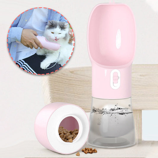 Portable pet water bottle