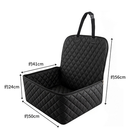 Convertible Car Pet Seat Cover and Booster Dog Basket