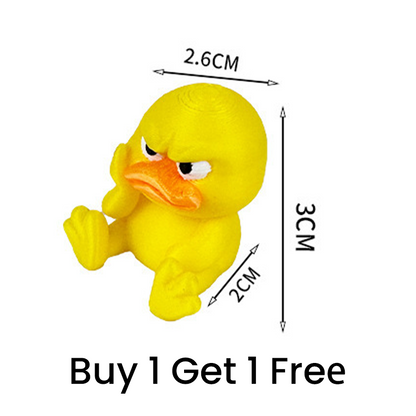 3D Printed Angry Yellow Duck Desk Toy