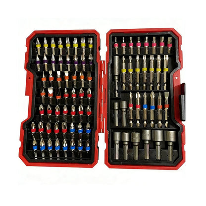 Ultimate 83-Piece Driver Bit & Socket Set | S2 Steel, Color-Coded Case, Perfect for DIY, Automotive & Furniture Assembly