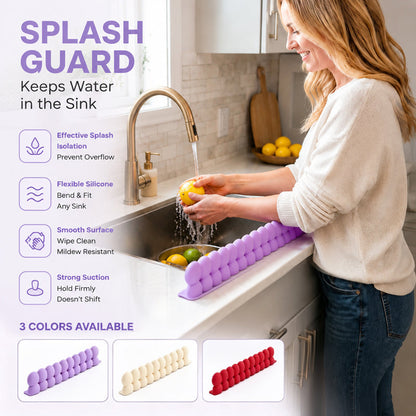 Silicone Kitchen Sink Water Splash Guard