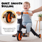 Multifunctional convertible 3-wheel scooter for kids