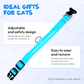 🎁🏆 Last Day Special Price £ 7.98!🧊🧽Adjustable LED Dog Collar for Dog Safety