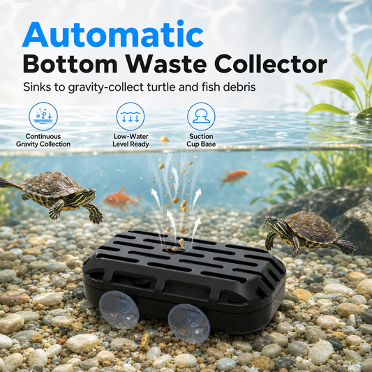 🐢Waste collection tray for tortoises and aquarium cleaners