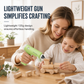 🛠️ USB Rechargeable Cordless Hot Glue Gun for Crafts, Repairs and Everyday DIY