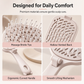 💇‍♀️ Portable Volumising Detangling Hair Brush – One-Lift Easy Hair Removal Brush for Daily Styling