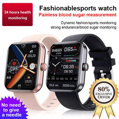 🔥 All-Day Heart Rate & Blood Pressure Smart Watch – Bluetooth Fashion Watch for Everyday Health Tracking