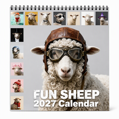 🐑 Funny Sheep Desk Calendar